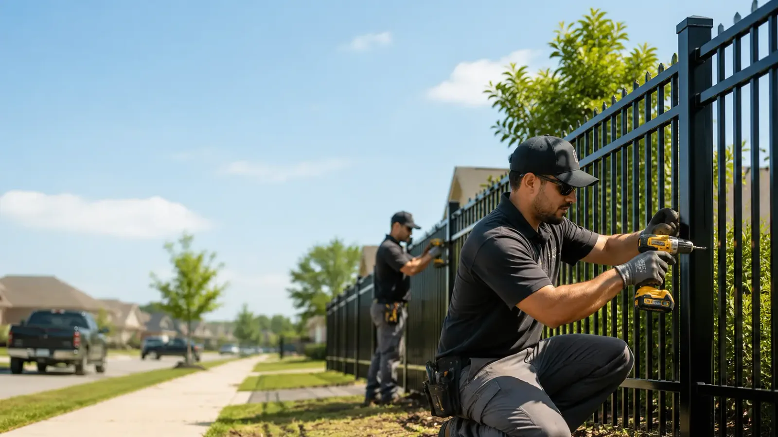 Metal Fence Installation in Plover, IA